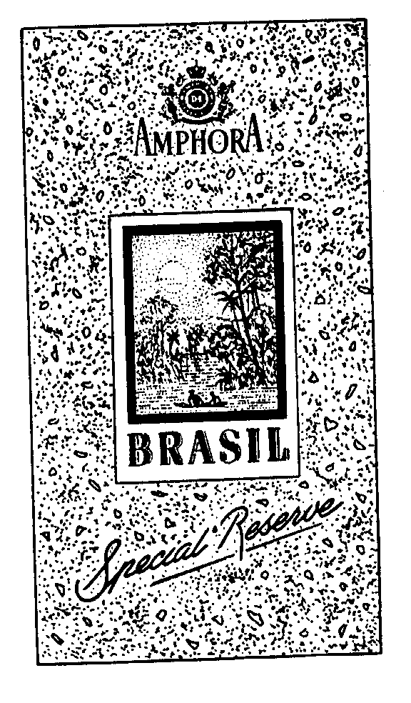 Trademark Logo AMPHORA BRASIL SPECIAL RESERVE D-E AMPHORA SELECTION ESTABLISHED 1753