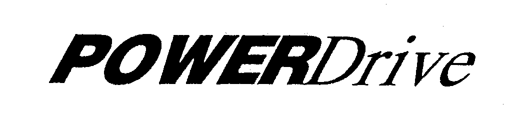 Trademark Logo POWERDRIVE