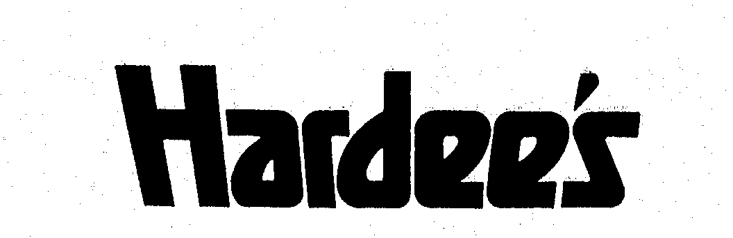 Trademark Logo HARDEE'S