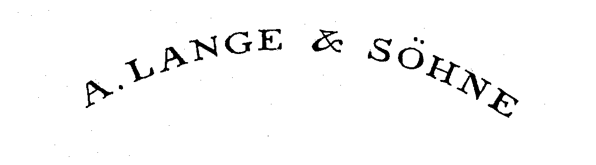  A.LANGE &amp; SOHNE