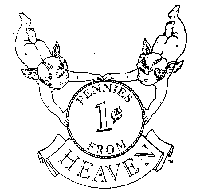  PENNIES 1 (CENT SYMBOL) FROM HEAVEN