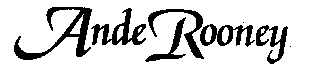 Trademark Logo ANDE ROONEY