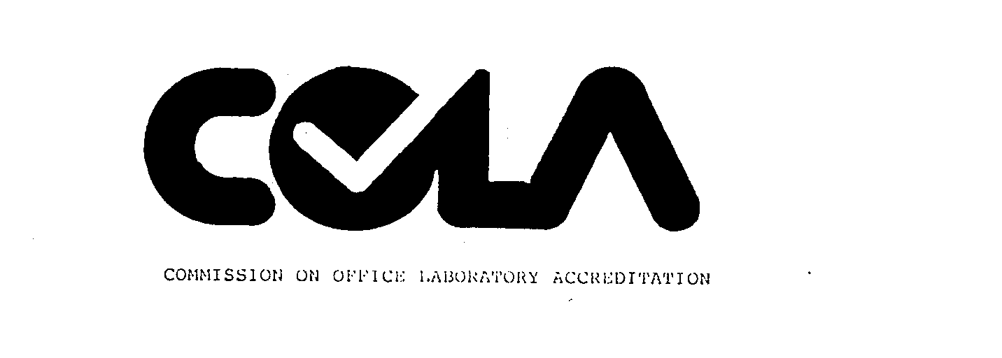 Trademark Logo COLA COMMISSION ON OFFICE LABORATORY ACCREDITATION