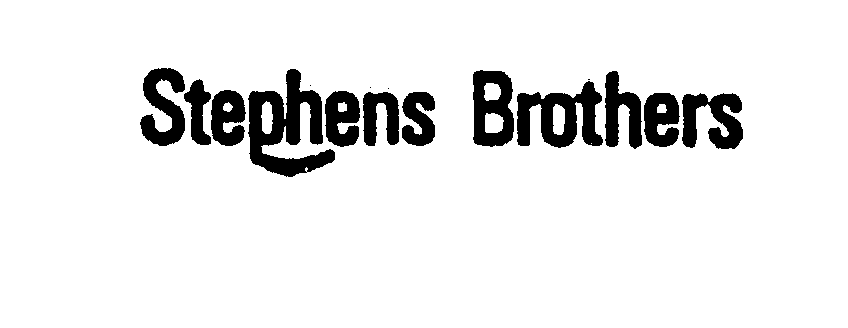  STEPHENS BROTHERS