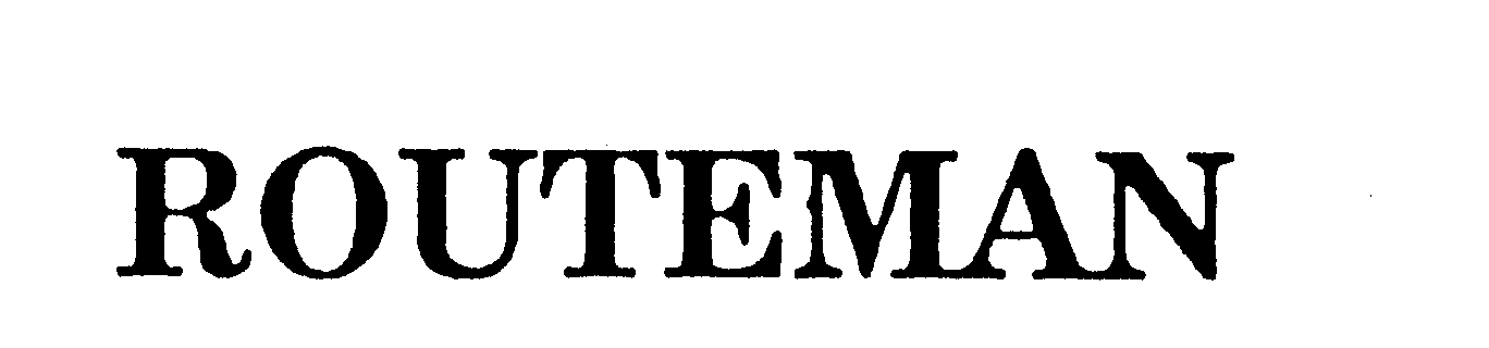 Trademark Logo ROUTEMAN