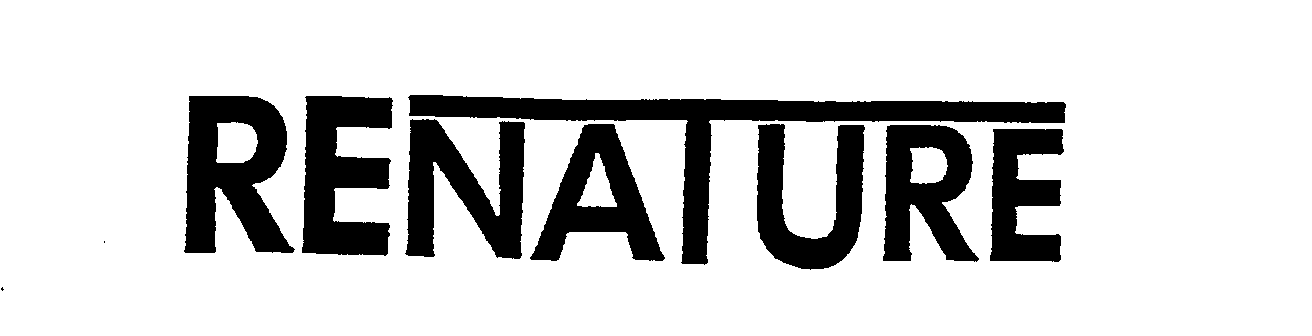 Trademark Logo RENATURE