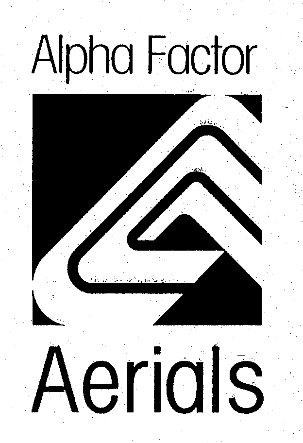 Trademark Logo ALPHA FACTOR AERIALS