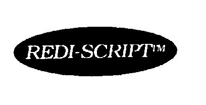 Trademark Logo REDI-SCRIPT