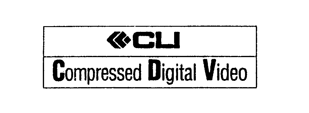 Trademark Logo CLI COMPRESSED DIGITAL VIDEO