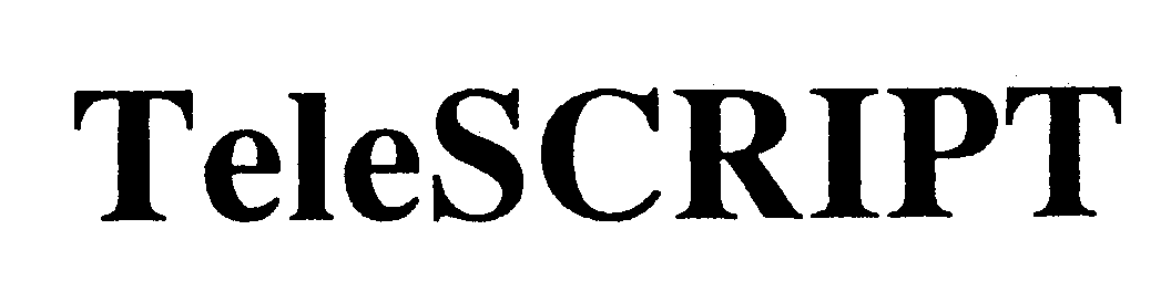 Trademark Logo TELESCRIPT