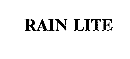 Trademark Logo RAIN LITE