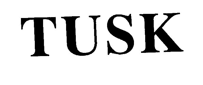 Trademark Logo TUSK