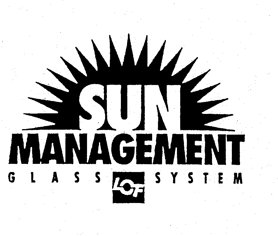 Trademark Logo SUN MANAGEMENT GLASS LOF SYSTEM