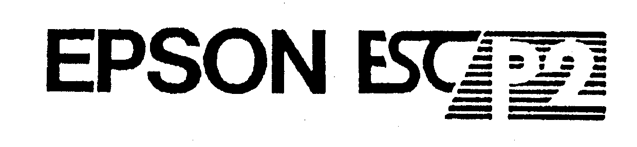 Trademark Logo EPSON ESC P2