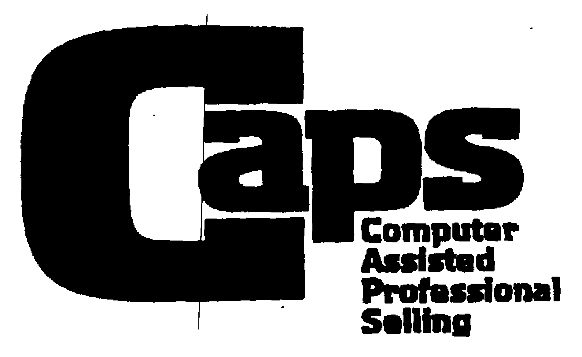 Trademark Logo CAPS COMPUTER ASSISTED PROFESSIONAL SELLING