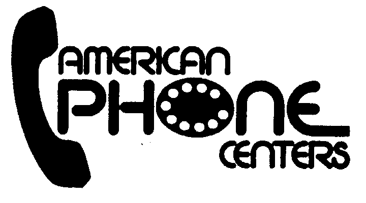 Trademark Logo AMERICAN PHONE CENTERS