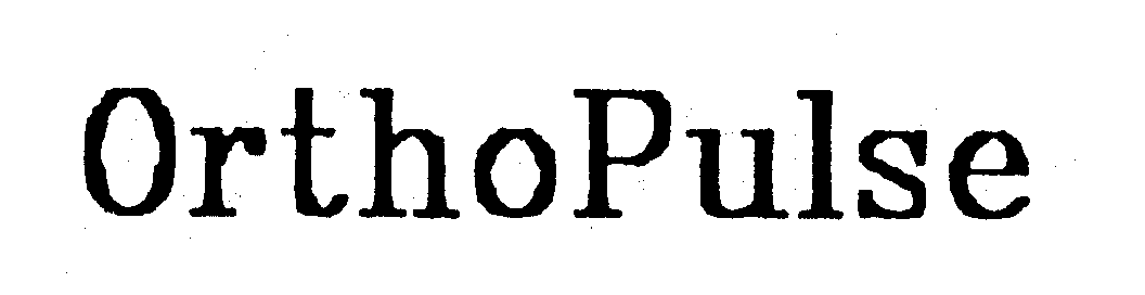 Trademark Logo ORTHOPULSE