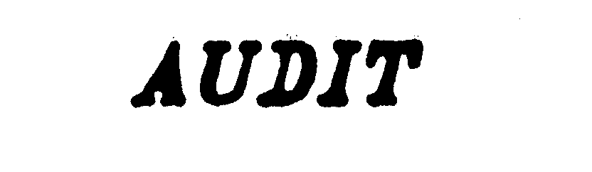 Trademark Logo AUDIT
