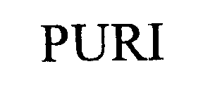 Trademark Logo PURI