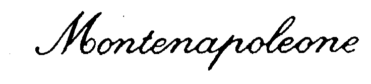 Trademark Logo MONTENAPOLEONE