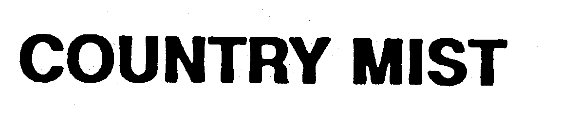 Trademark Logo COUNTRY MIST
