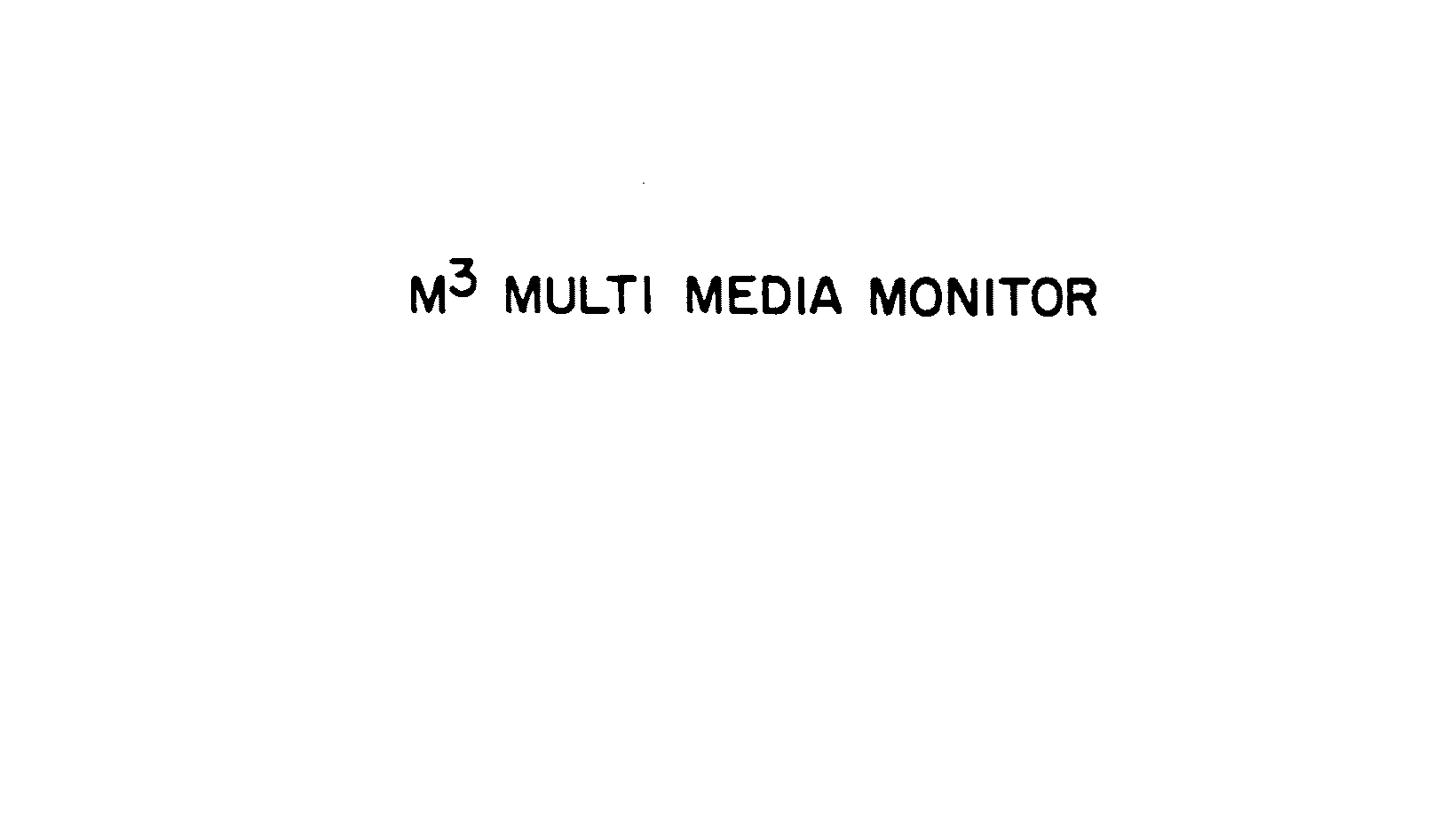  M3 MULTI MEDIA MONITOR