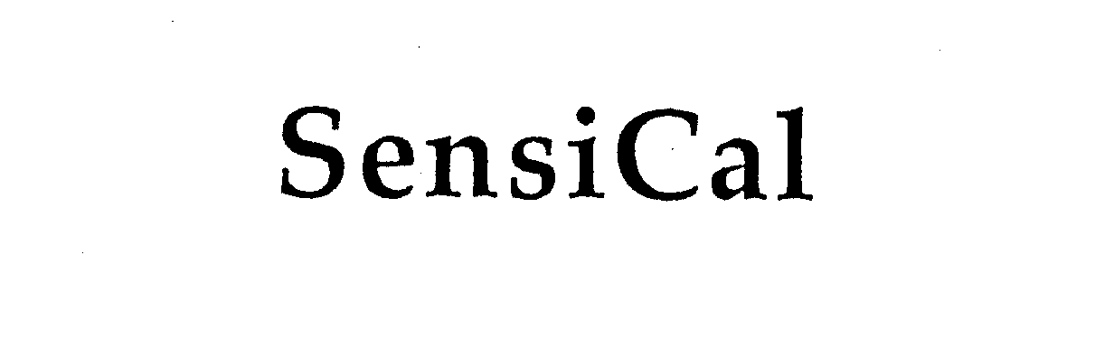 Trademark Logo SENSICAL