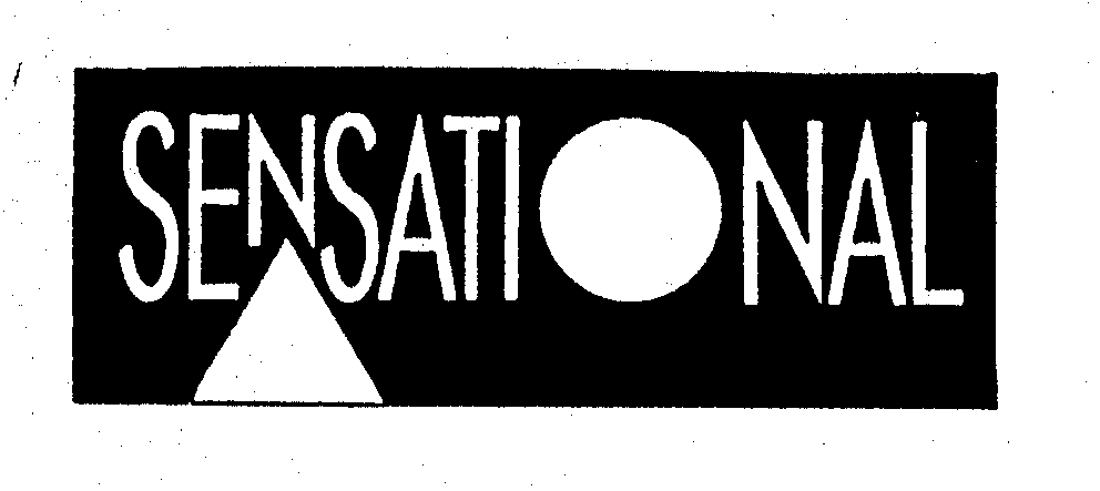 Trademark Logo SENSATIONAL