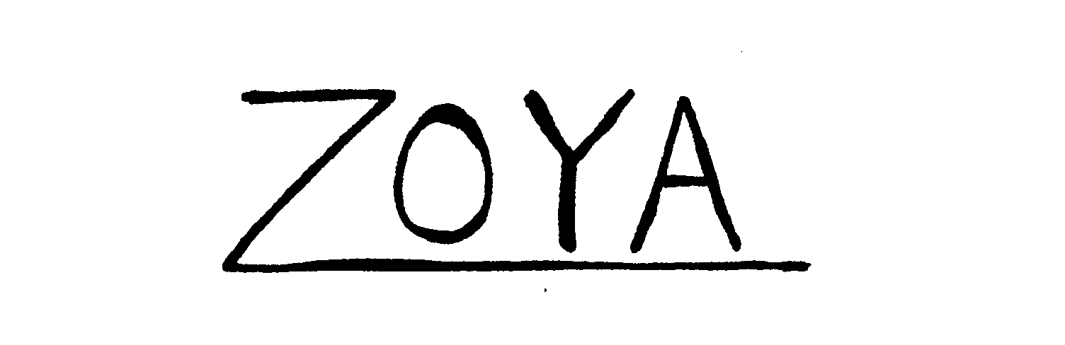 ZOYA - Zoya Inc. Trademark Registration