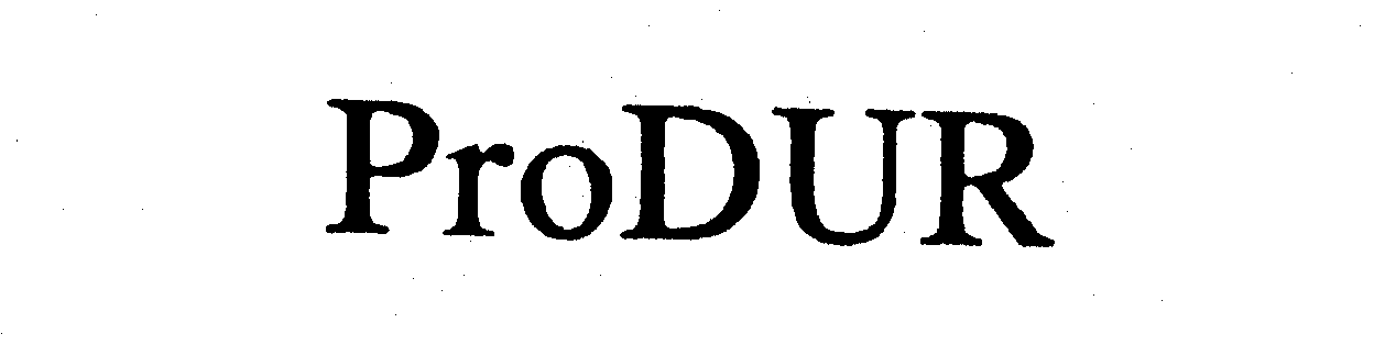 Trademark Logo PRODUR