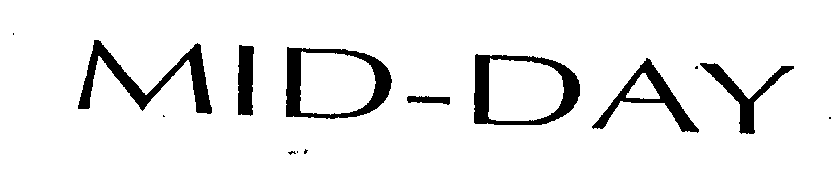 Trademark Logo MID-DAY