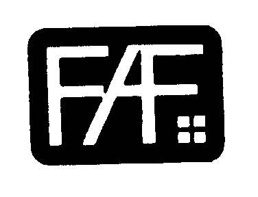 Trademark Logo FAF