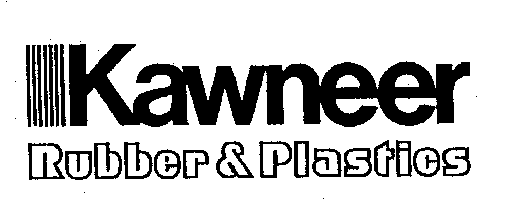 Trademark Logo KAWNEER RUBBER & PLASTICS