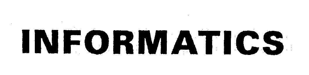 Trademark Logo INFORMATICS