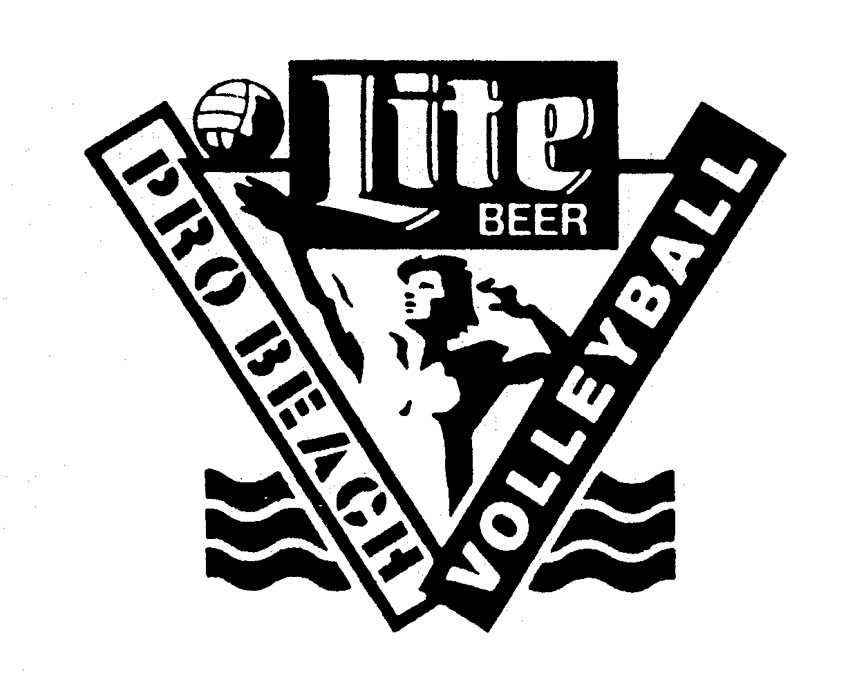 Trademark Logo LITE BEER PRO BEACH VOLLEYBALL