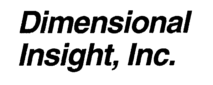 Trademark Logo DIMENSIONAL INSIGHT, INC.