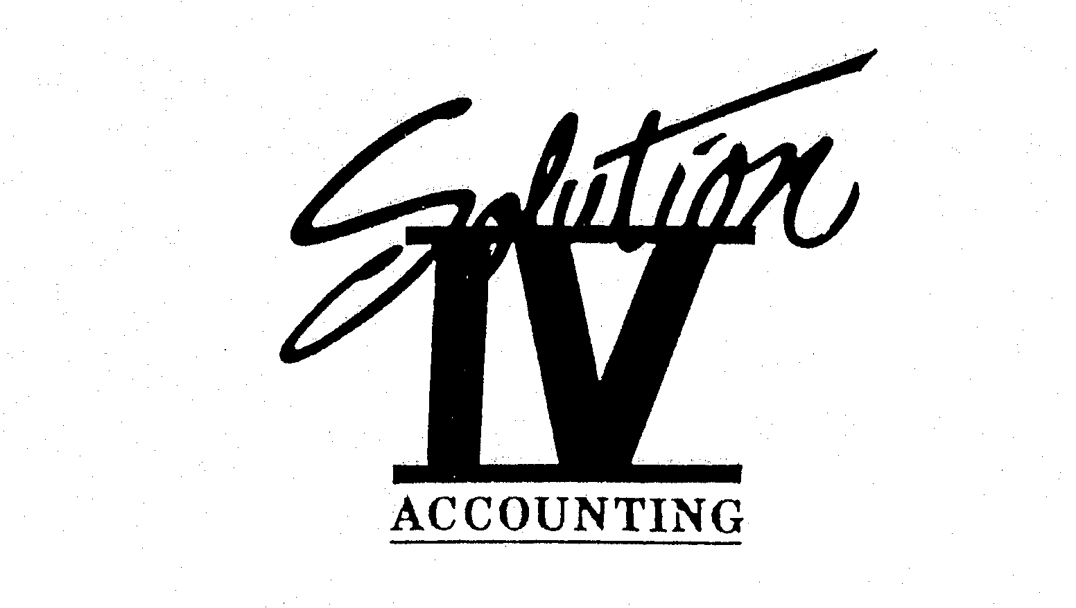 SOLUTION IV ACCOUNTING