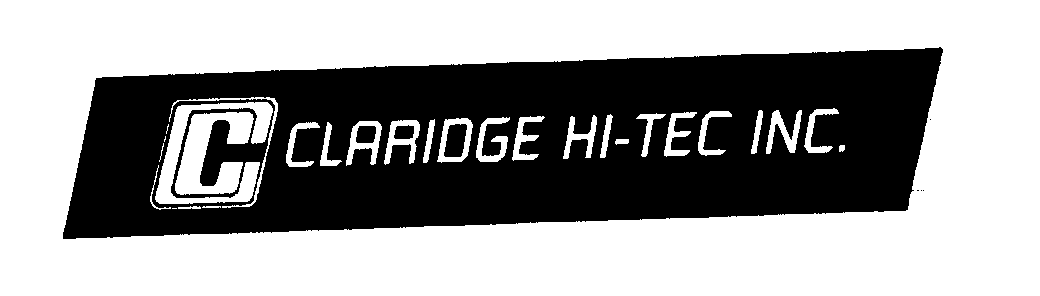  C CLARIDGE HI-TEC INC.