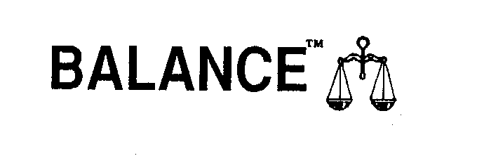 Trademark Logo BALANCE