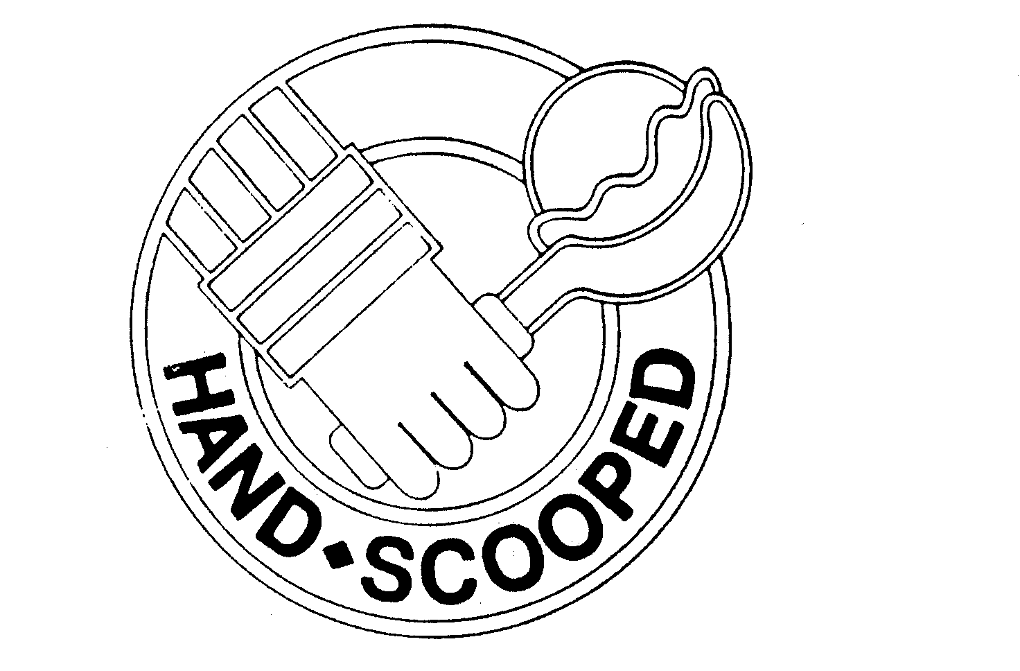  HAND SCOOPED