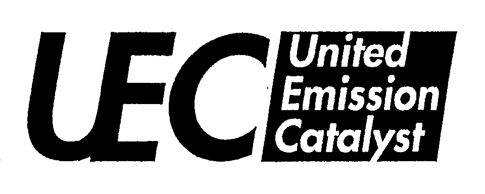 Trademark Logo UEC UNITED EMISSION CATALYST