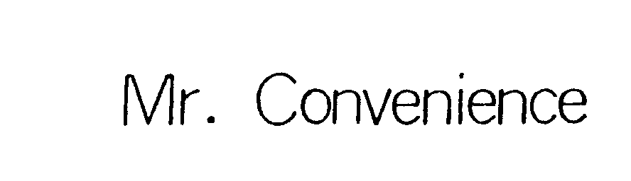 Trademark Logo MR. CONVENIENCE