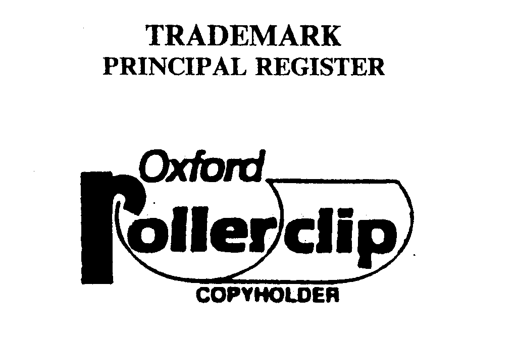 Trademark Logo OXFORD ROLLER CLIP COPYHOLDER