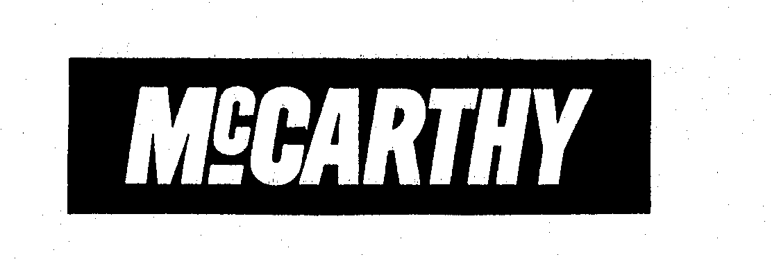 Trademark Logo MCCARTHY