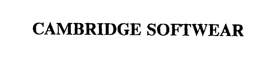 Trademark Logo CAMBRIDGE SOFTWEAR