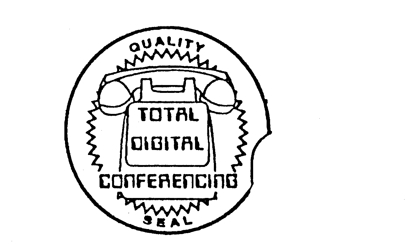 Trademark Logo TOTAL DIGITAL CONFERENCING QUALITY SEAL