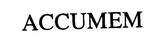 Trademark Logo ACCUMEM