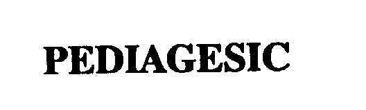 Trademark Logo PEDIAGESIC
