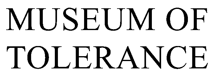 Trademark Logo MUSEUM OF TOLERANCE