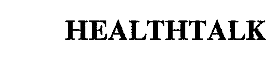 Trademark Logo HEALTHTALK